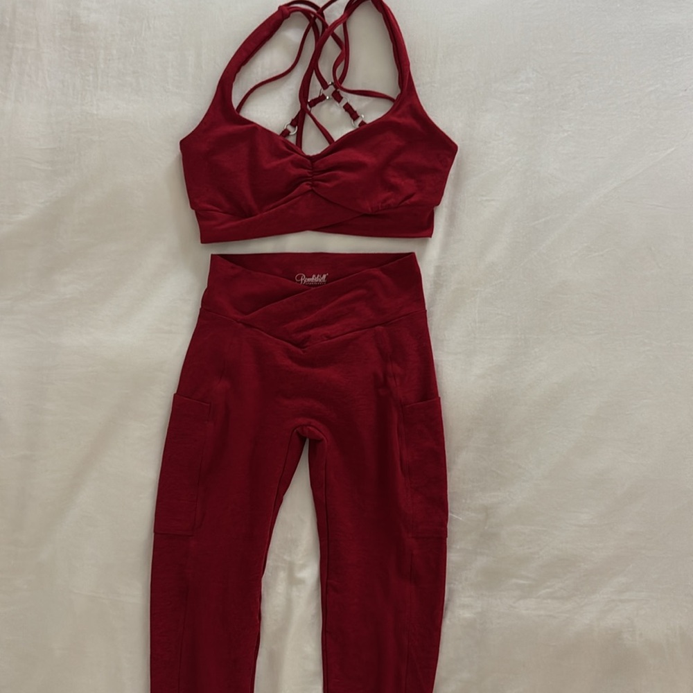 Bombshell sportswear Red active set
